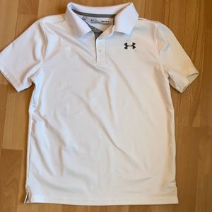 Like new Boys L under armour heatgear polo